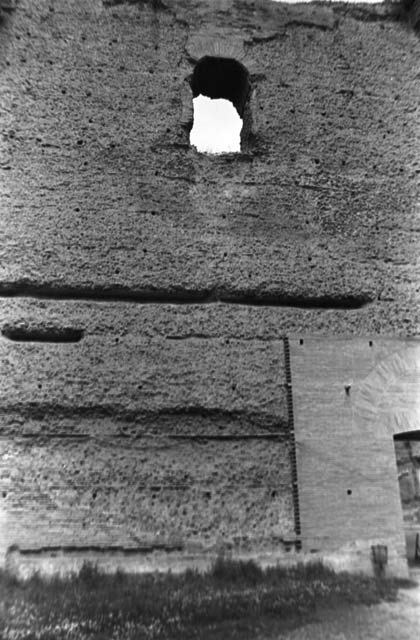 baths of caracalla wall